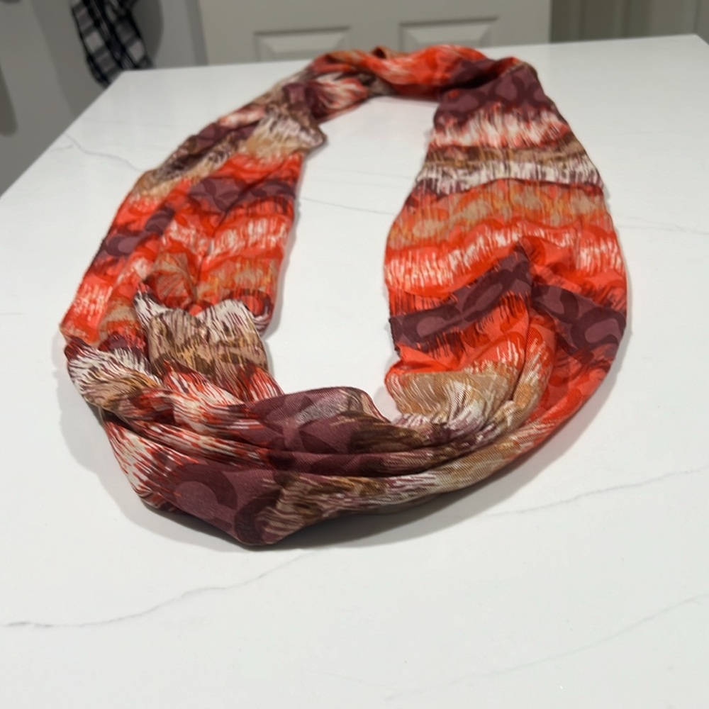 Coach 100% Authentic Infinity Scarf, Lightweight … - image 2